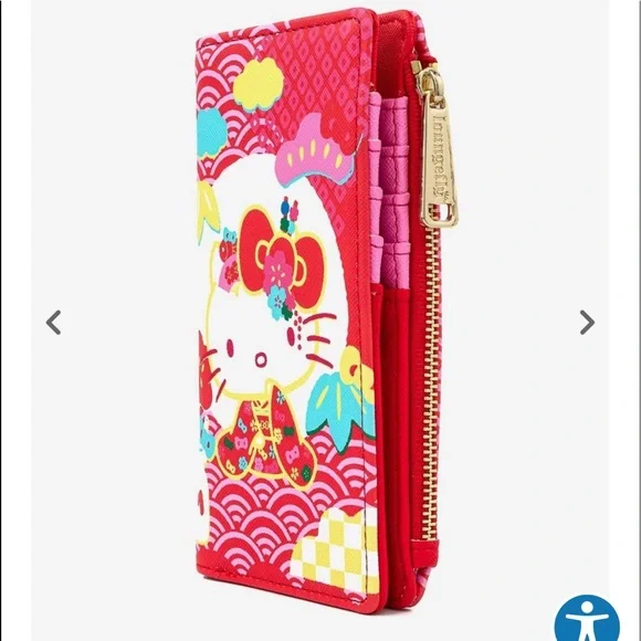 NWT hello kitty loungefly bifold wallet - Picture 3 of 8